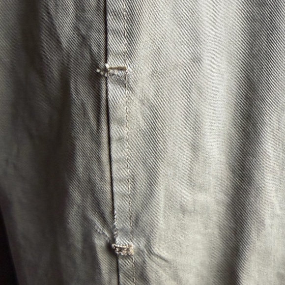 Vintage AQUASCUTUM "Aqua 5" Made in England Classic Trench Coat Men's XL - Picture 12 of 12
